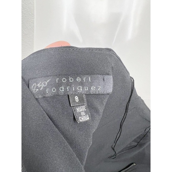 Robert Rodriguez Black Tulle Tiered Strapless Mini Dress Size 8 Corset - Picture 4 of 6